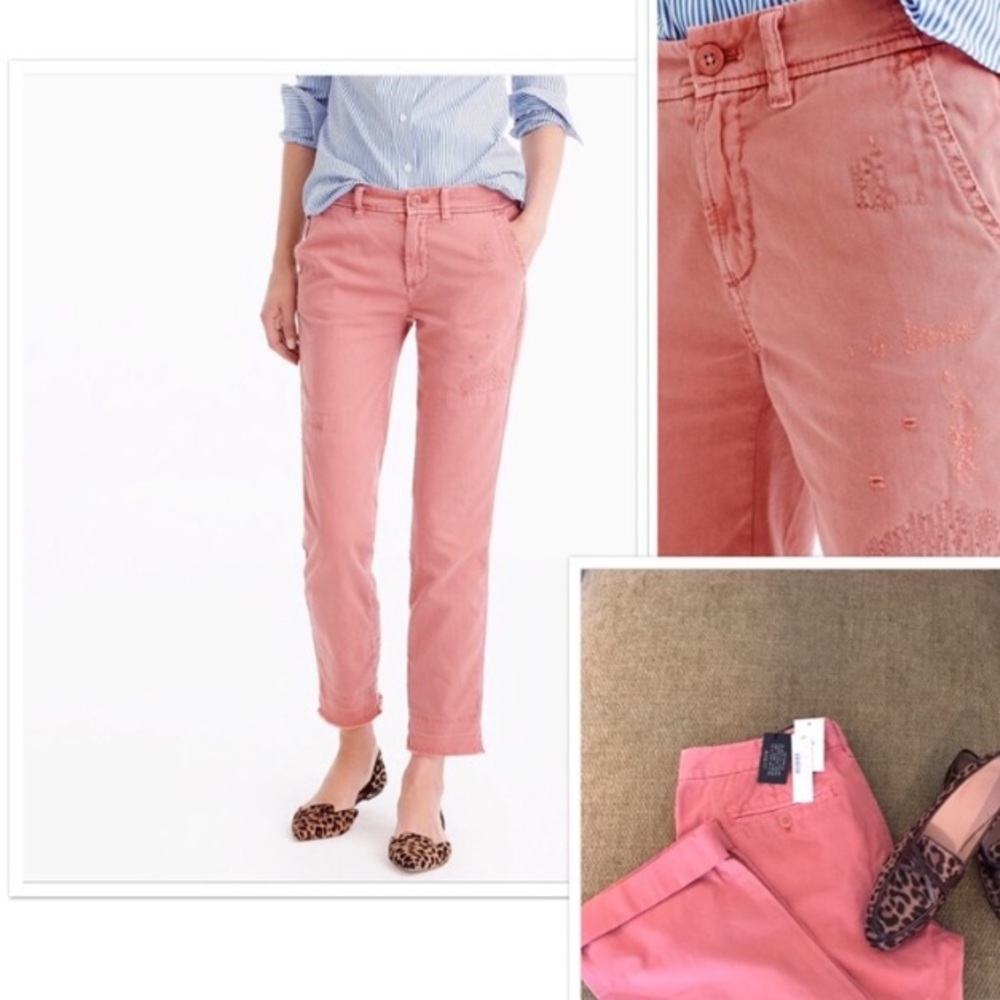 Jcrew boyfriend chino pant